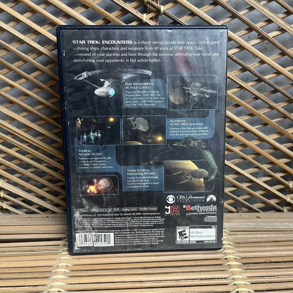 Star Trek Encounters Sony PlayStation 2 PS2 Complete